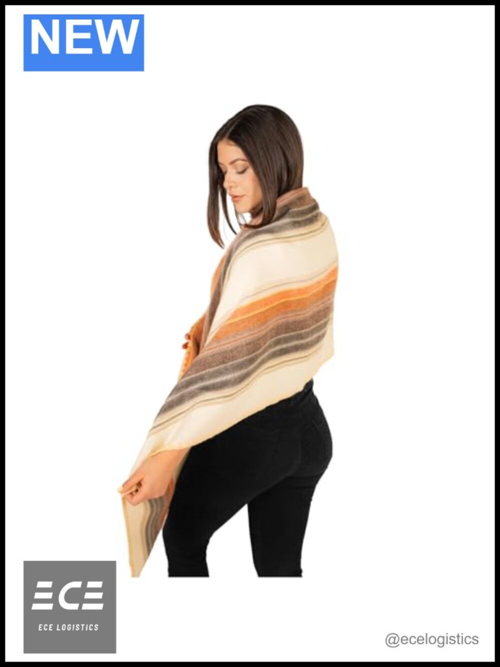 Alpaca Wool Shawl Wrap Unisex Blanket Pashmina